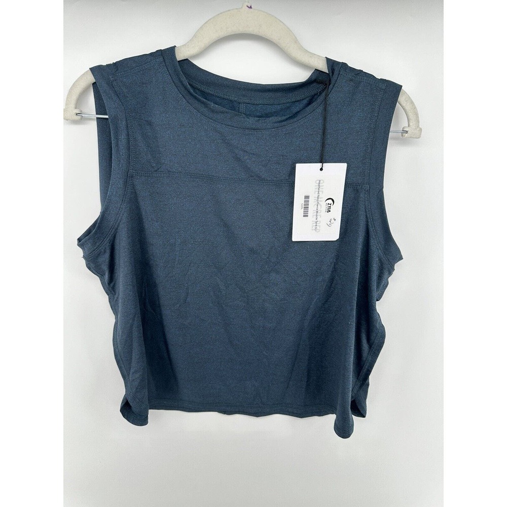 NWT Zyia Navy Fierce Muscle Tank L